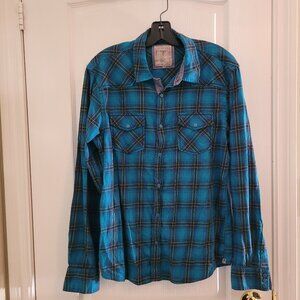 Men's GUESS Slim Fit Plaid Shirt